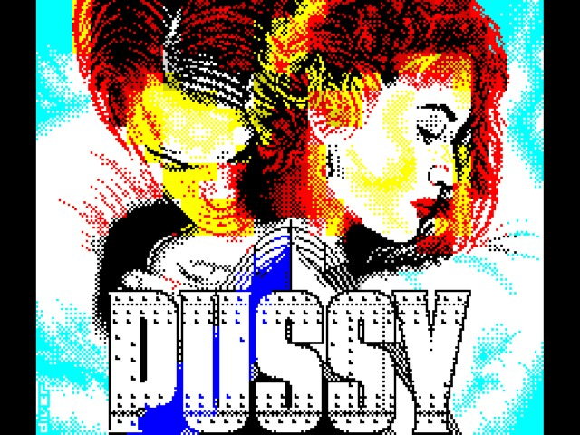 Titan title screen for ZX Spectrum